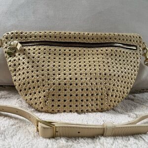 Clare V. Grande Fanny Cream Rattan